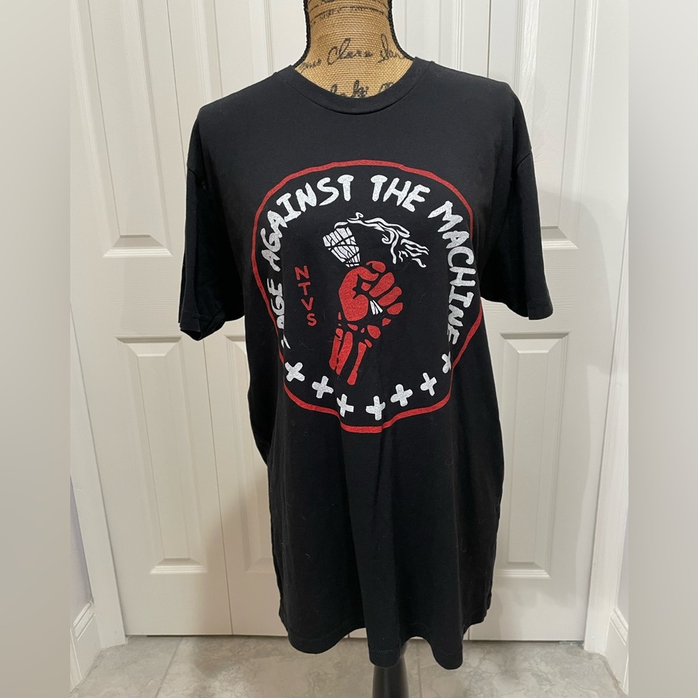 Sage Against The Machine Black Graphic Tee